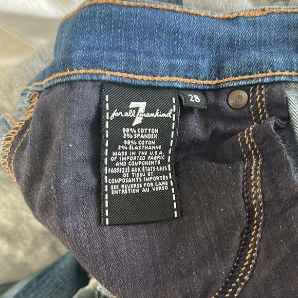 7FAMK Ankle Skinny Distressed Jean - Picture 10 of 11